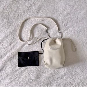Saint Laurent Leather Bucket Bag